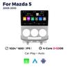 Navifly Новый Android Автомобильный Радио Мультимедиа Видео Плеер Для Mazda 5 2005-2010 GPS Навигация BT Carplay Авто 2Din Стерео Ресивер