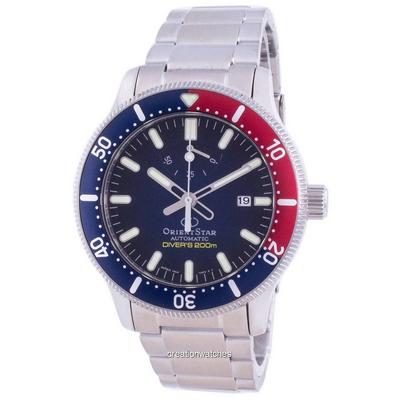 Star Automatic Divers RE-AU0306L00B Japan Made 200M Mens Watch