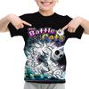 Kids T-shirt Anime Cat Letter 3D Print Kids Short Sleeves T-Shirt Loose Casual Summer Outdoor Street Boy and Girl Tees Tops