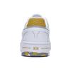 Li Ning Synthetic Leather Comfortable Slip Resistant Abrasion Resistant Low Top Skateboard Shoes Men's White Gold AGCT375-3