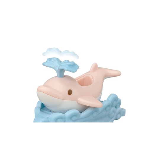 Sylvanian Families Amusement Park Vehicle Set - Boat & Dolphin - Ko-80 ST Mark Certified, Ages 3 and Up, Toy Dollhouse, Sylvanian Families, Epoch