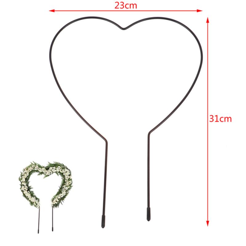 

Залізний Круглий У Формі Серця Садовий Кілок-Підставка для Підтримки Рослин для Горшкових Витких Рослин, Квітів, Овочів, Опора-Решітка