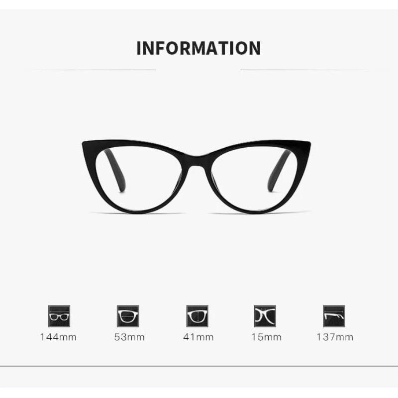 Vitage Cat Eye Color Changing Myopia Glasses Fashionable Ultra Light Anti Blue Light Eyewear  Stylish Women Minus Sight Glasses