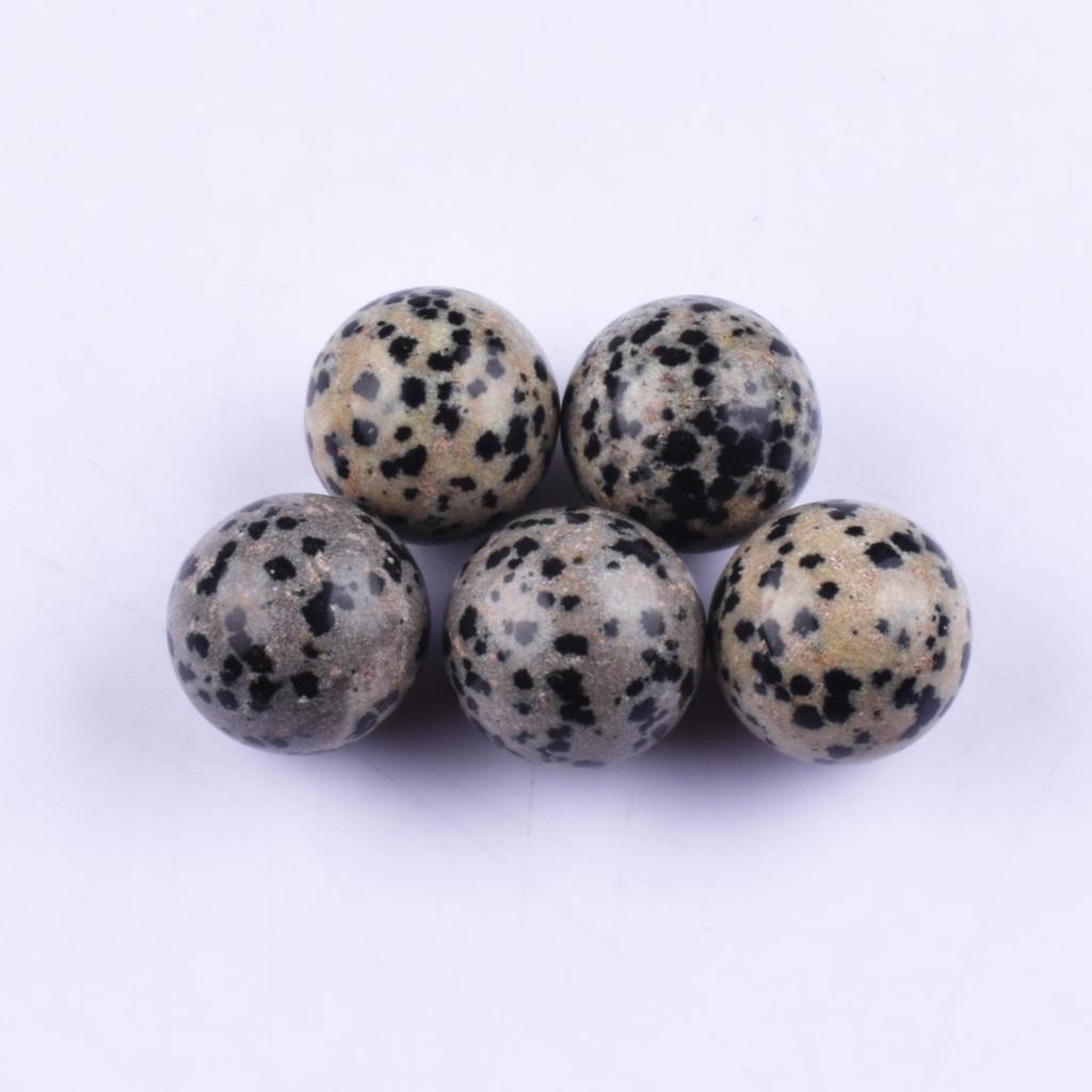 White Crystal Agate Round Ball 20mm: Non-Porous Natural Stone for DIY Fluorite Craft Ornaments