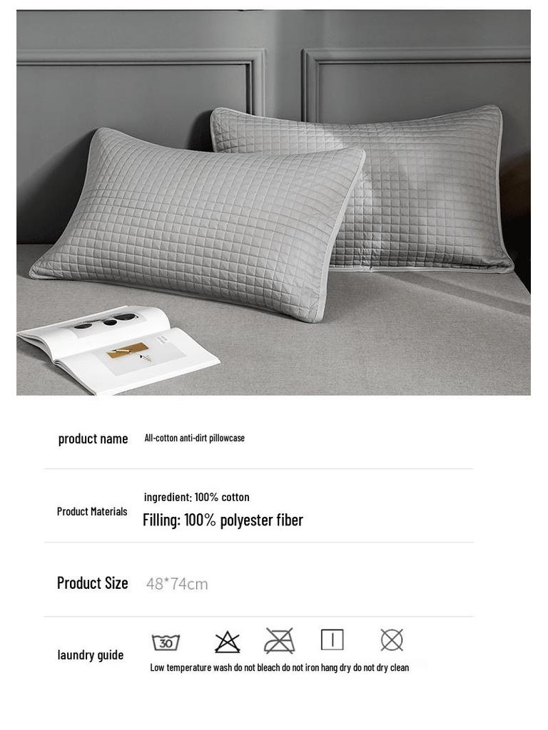 Taie d'oreiller anti-transpiration et anti-acariens: Anti-Huile & Tache, Couche Nano Isolante Protectrice pour Hommes & Femmes.