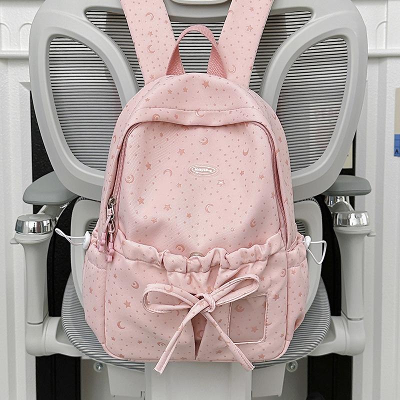 Schoolbag Japanese ins style schoolbag for female niche students Simple and cute girl backpack for junior high school girls Small fresh backpack