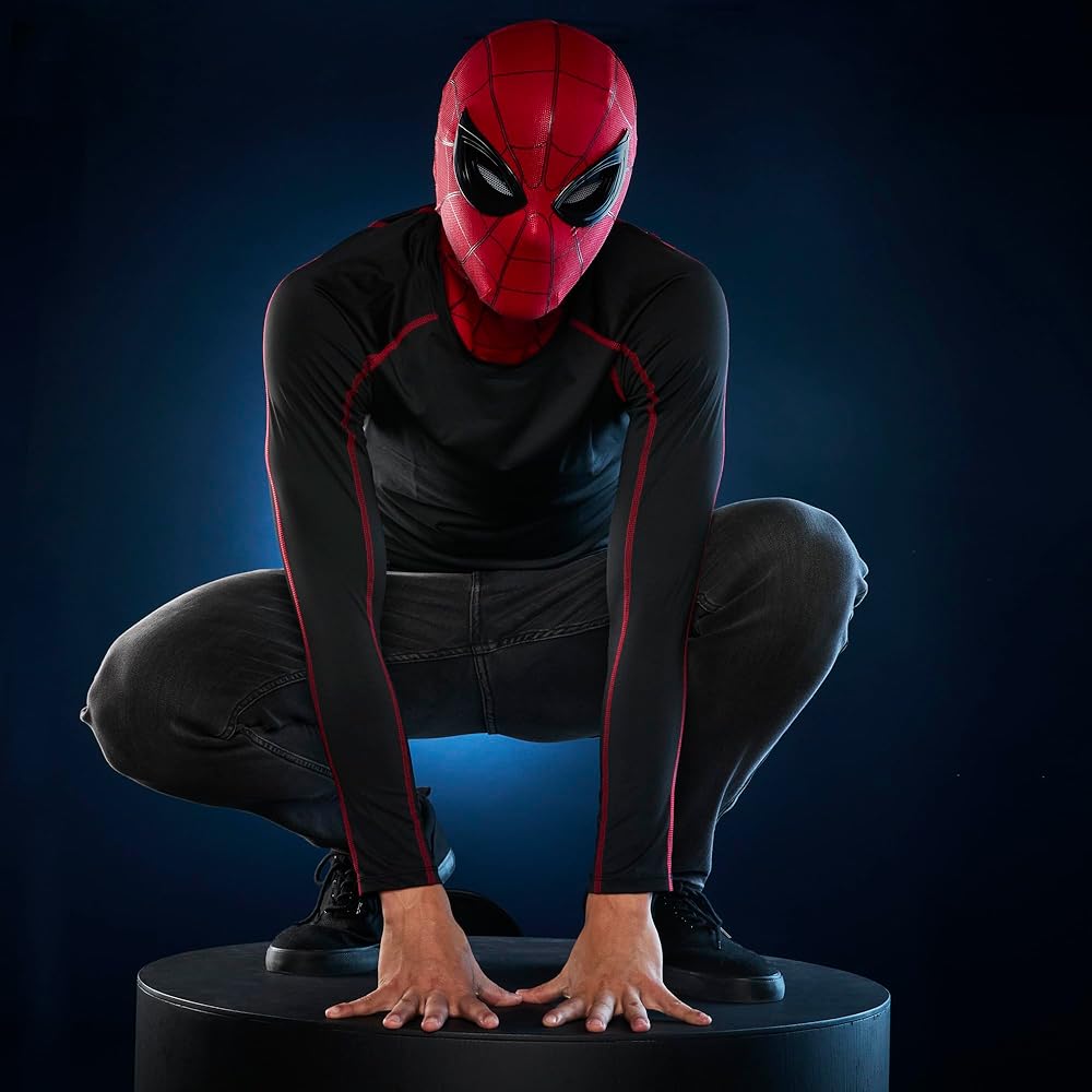 Hasbro Marvel Legends Spider-Man Homecoming Interactive Electronic Mask Premium Role Play Gear for Adults