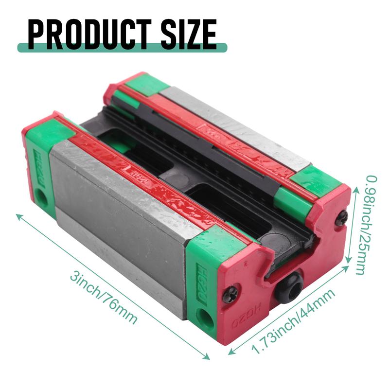 A34R Steel HGH20CA 20Mm Linear Rail Guide Block For CNC Machine Parts Manufacturing Equipment
