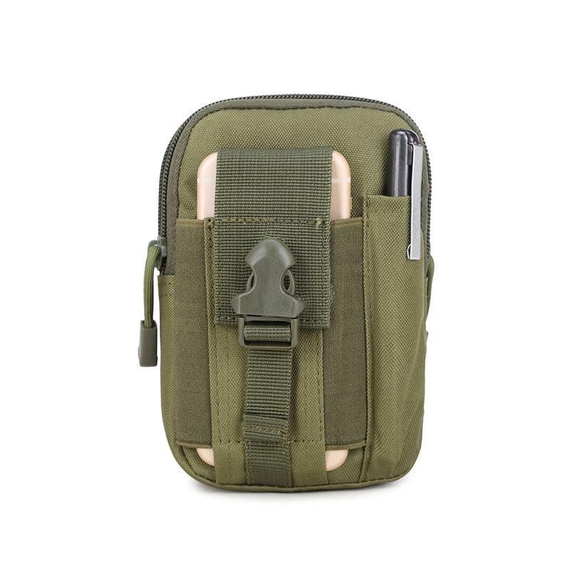 

Чоловіча поясна сумка для занять спортом на свіжому повітрі 1шт армія зелений колір