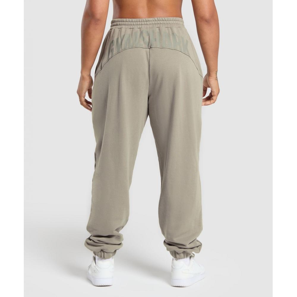 

Gymshark Power Washed Joggers Linen Brown B1b7j Ncbb XS