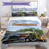 Kw Heavy Trucks Customize Your Name Bedding Set Breathable Duvet Cover with Pillowcases Home Decoration Birthday Gift