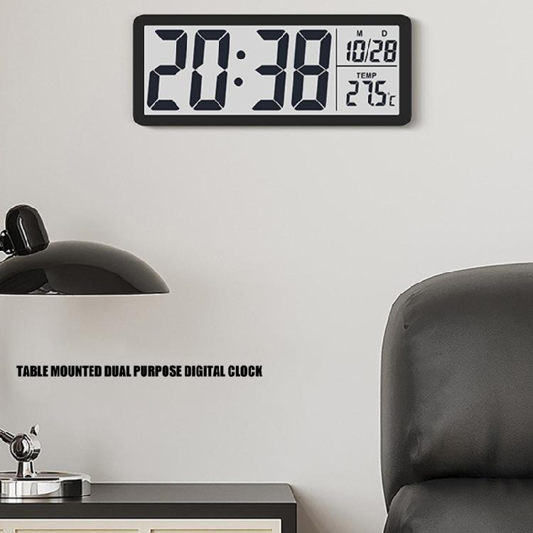 LCD Electronic Clock with Easy to Read Temperature Display Suitable for Modern Lifestyle Easily Setting Clock Decors