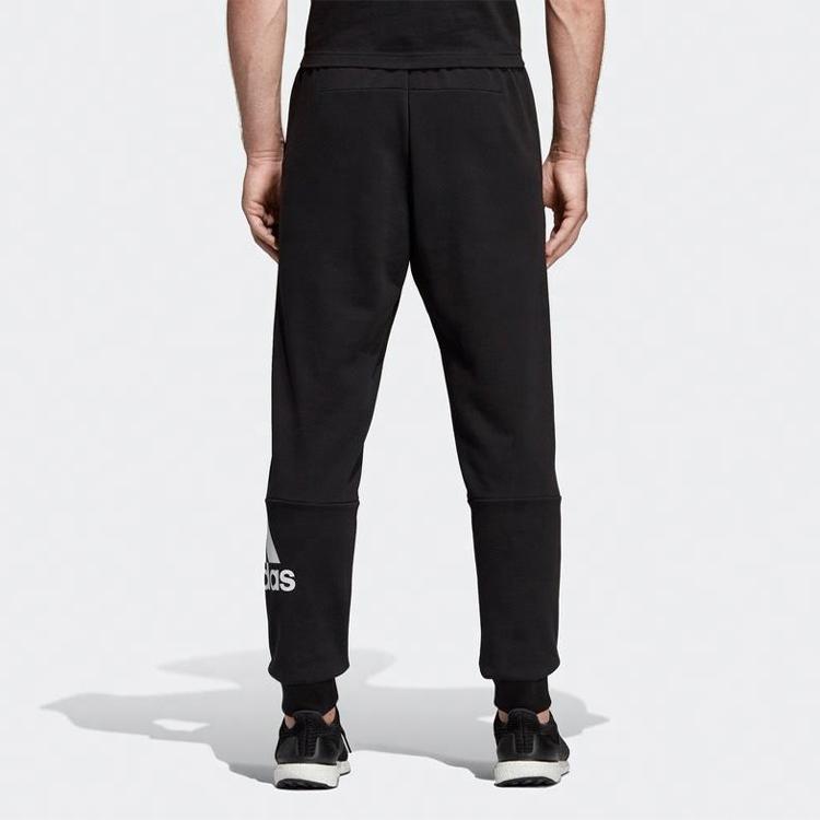 adidas Badge Of Sport French Terry Pants Black/White Men Streetwear DQ1445