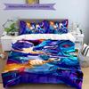 3pcs Solo Leveling Sung Jin-woo2 pattern bedding set duvet cover set includes duvet cover &pillowcases, perfect all season bedroom decoration & gift