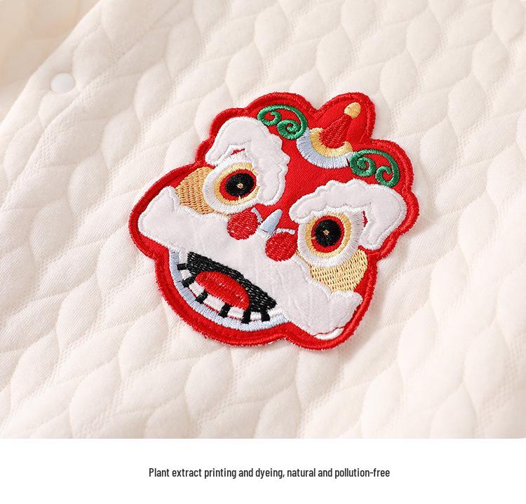 Newborn & Baby Pure Cotton Warm Clothes for New Year and 100 Days Celebration