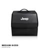 Car Trunk Organizer Box Foldable Leather Auto Storage Bag Large Capacity For Jeep Grand Cherokee Wrangler Gladiator Valve Stem AKV1
