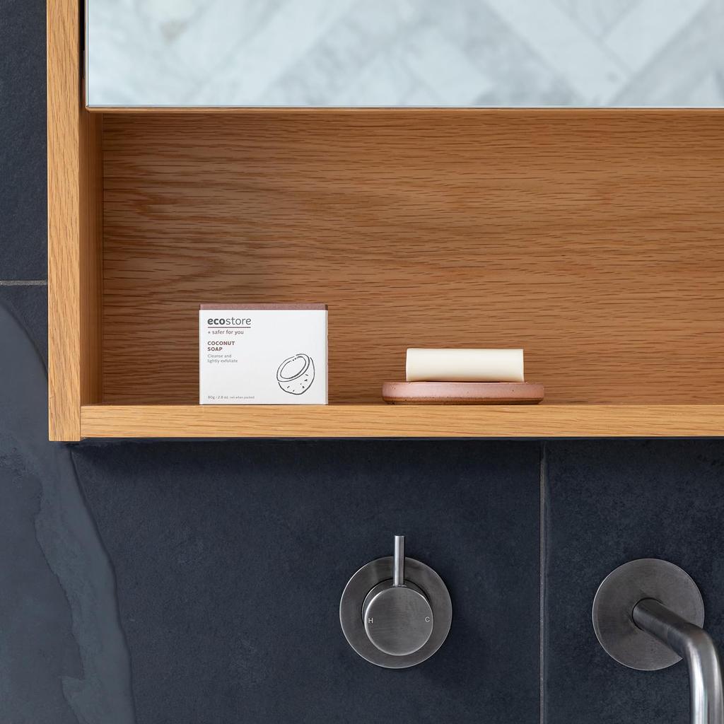 Ecostore Kokosnuss Fest Milde auf den Kokosnussduft Seife, Seife, Pflanzlich, Haut,