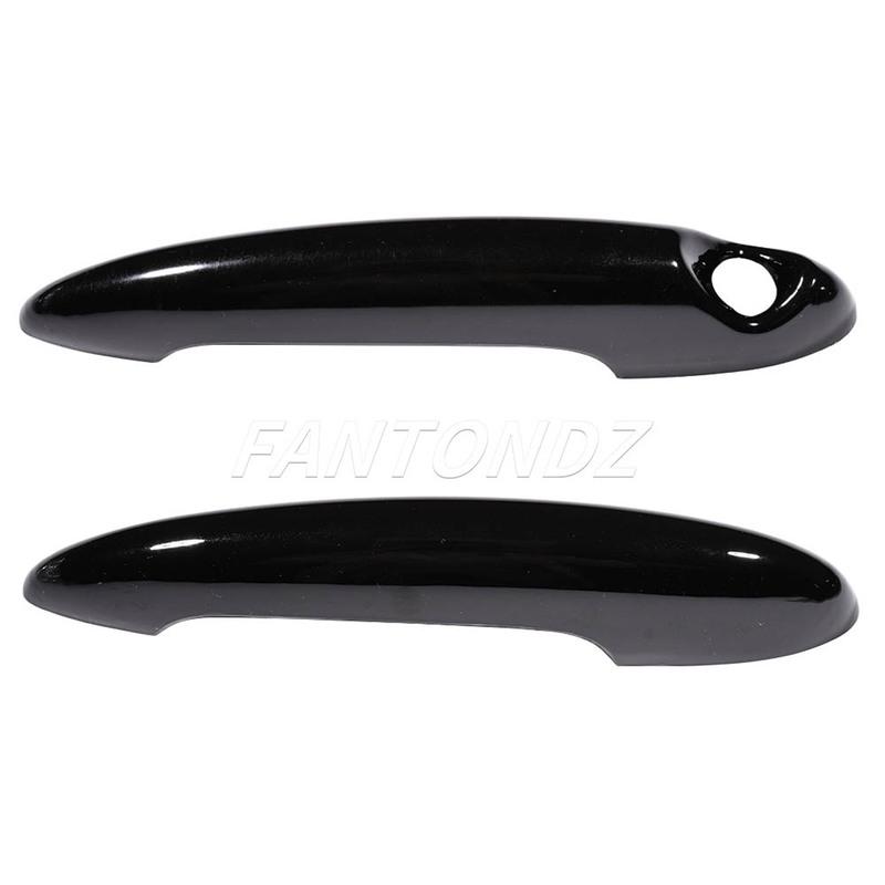 Dla BMW Mini R60 Countryman 4 szt. Osłony Klamek Zewnętrznych Drzwi Listwy Ochronne Błyszczące Czarne 51219800937 51219800938 Akcesoria