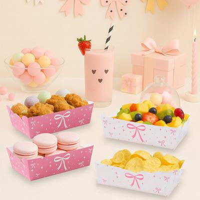 Décorations de Fête Arcs Boîte à Snacks Boîtes à Popcorn Boîtes à Frites Pour Fête d'Anniversaire d'Enfants Fournitures de Fête Faveurs de Fête