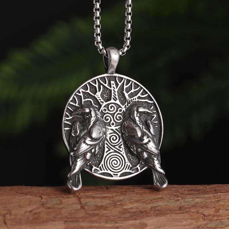 Classic Punk Mechanical Angel Warrior Pendant Necklace Men\\\\'s High Quality Metal Rock Biker Jewelry