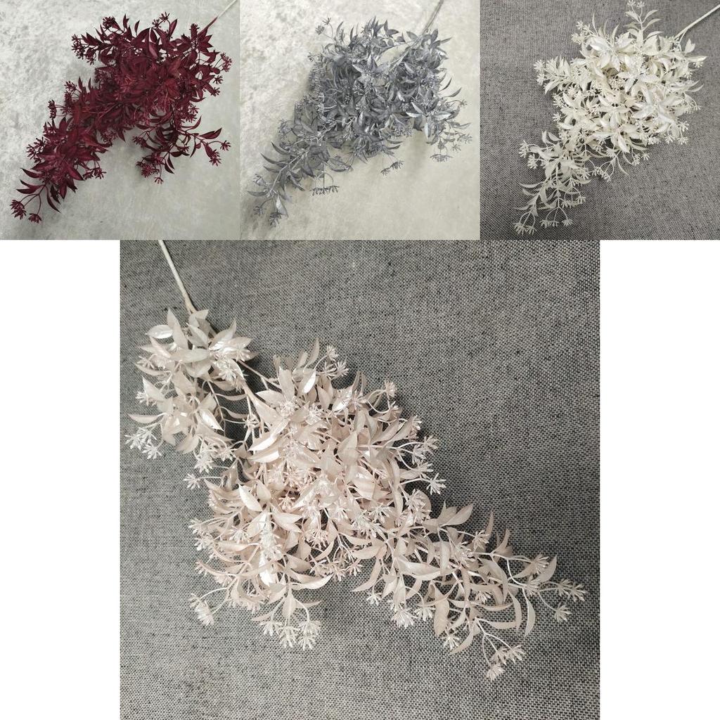 Realistic Artificial Aquatic Flowers Plastic Mist Effect Bouquets For Aquarium Home Decoration