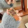 Belt Watch Caramel Color Square Simple Waterproof Women'S Watch
