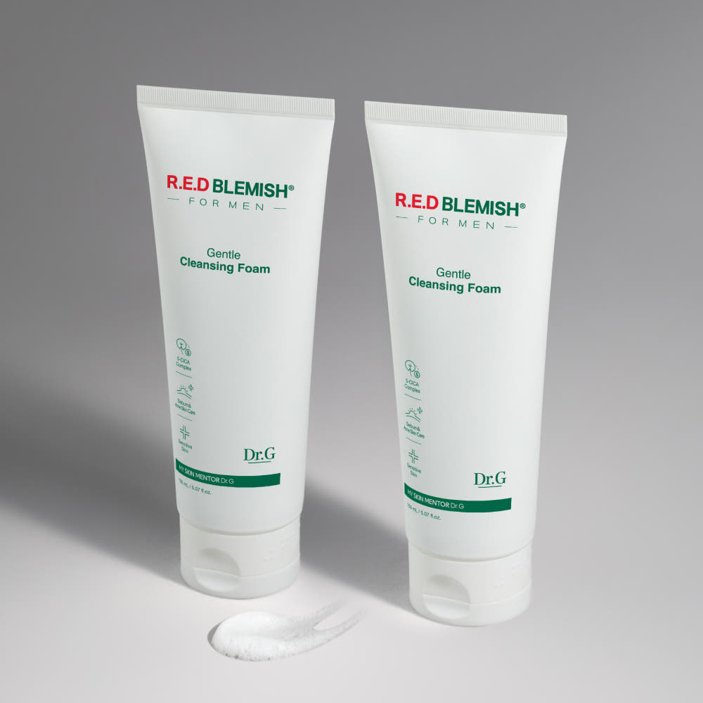 Dr.G R.E.D Blemish for Men Gentle Cleansing Foam Refreshing Daily Face Wash 150ml