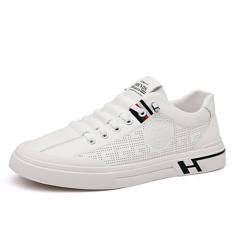 Summer little white shoes men's mesh board shoes breathable and versatile casual shoes men's shoes men's sports shoes platform shoes