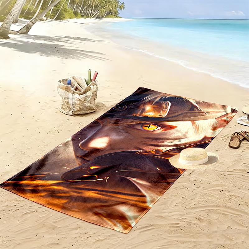 naruto Beach Towel, Multi-purpose Beach Towel Perfect for Camping and Beach Vacations