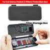 Kamerofilter Skyddsförvaringslåda för DJI Osmo Pocket 3 Filter Tillbehör Stötsäker Bärväska Filterförvaringsfodral