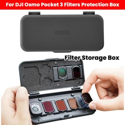 Camera Filter Protection Storage Box for DJI Osmo Pocket 3 Filters Accessories Shockproof Carrying Case Filter Storage Case
