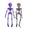 2/5Pcs 3D Printed Skeleton Refrigerator Magnet Halloween Poseable Skeleton Figurine