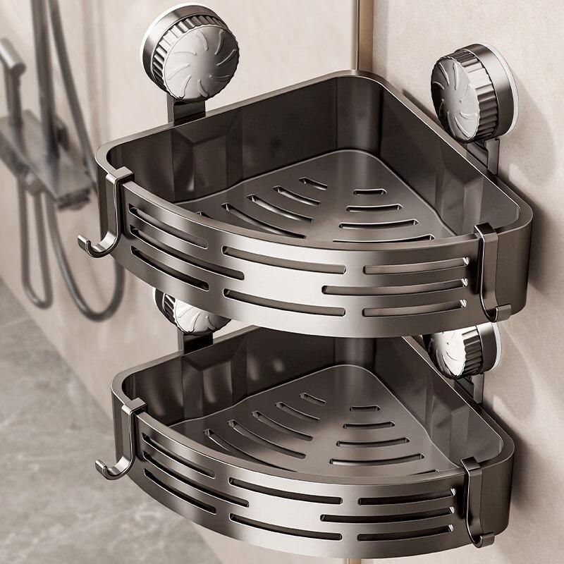 YOUQIN Suction Cup Bathroom Storage Shelf