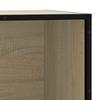 Vidaxl Ławka Na Buty Sonoma Oak 80X40X53,5 Cm Drewno Klejone I Metal