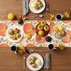 Fall Thanksgiving Table Runner, Pumpkin Autumn Harvest Seasonal Table Runner, Autumn Kitchen Dining Table Decoration for Home Party