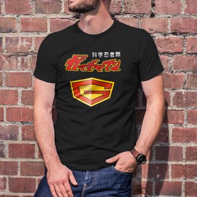 Japan Animation Vintage T-shirt G for Gatchaman Graphic Printing T Shirts Unisex Casual Comfort Cotton Vintage Round Neck Tee...