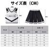 [LOLANTA] Cheerleader Halloween Costume for Kids - Girls' Cheerleading Outfit - Party, Support, School Festival - Includes Pom-Poms and Hair Ribbon -