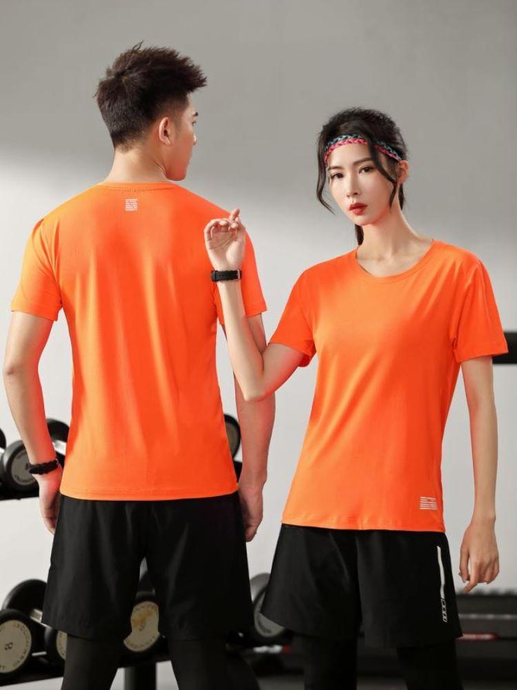 Soft Unisex T Shirt Summer Crew Neck Minimalist Tops Solid Color Unisex Lightweight T-shirt for Women and Men YG-2116
