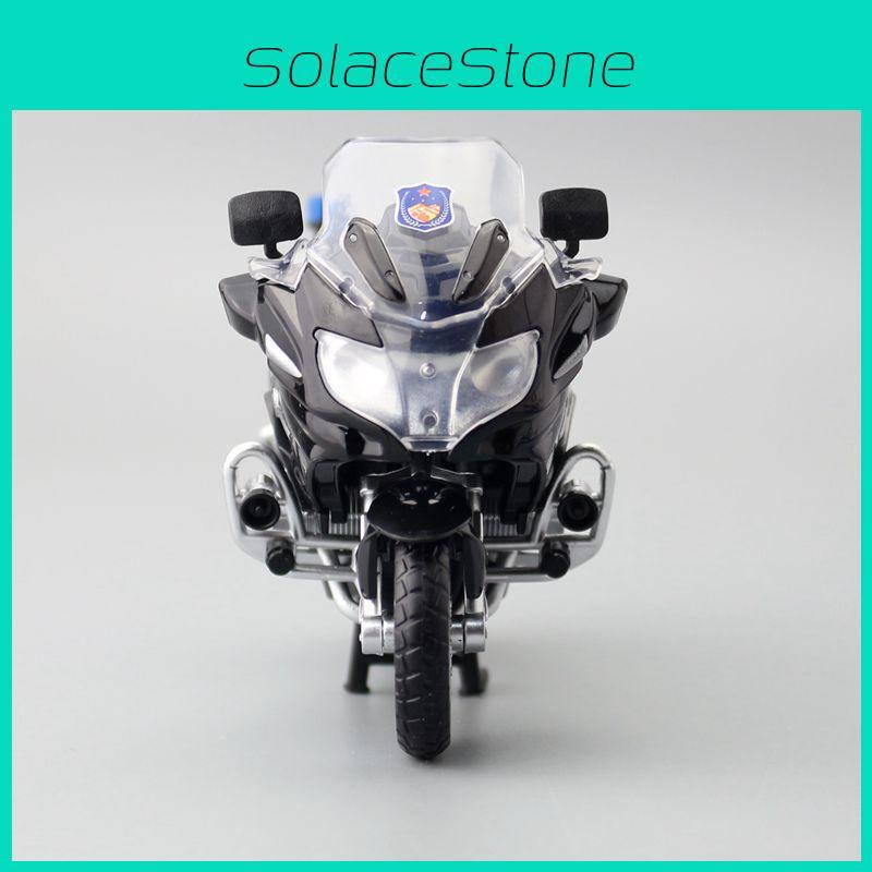 Legierung Bmw R1250 R T Polizeimotorradmodell für Kinder mit Trägheitsantrieb und Stoßdämpfern