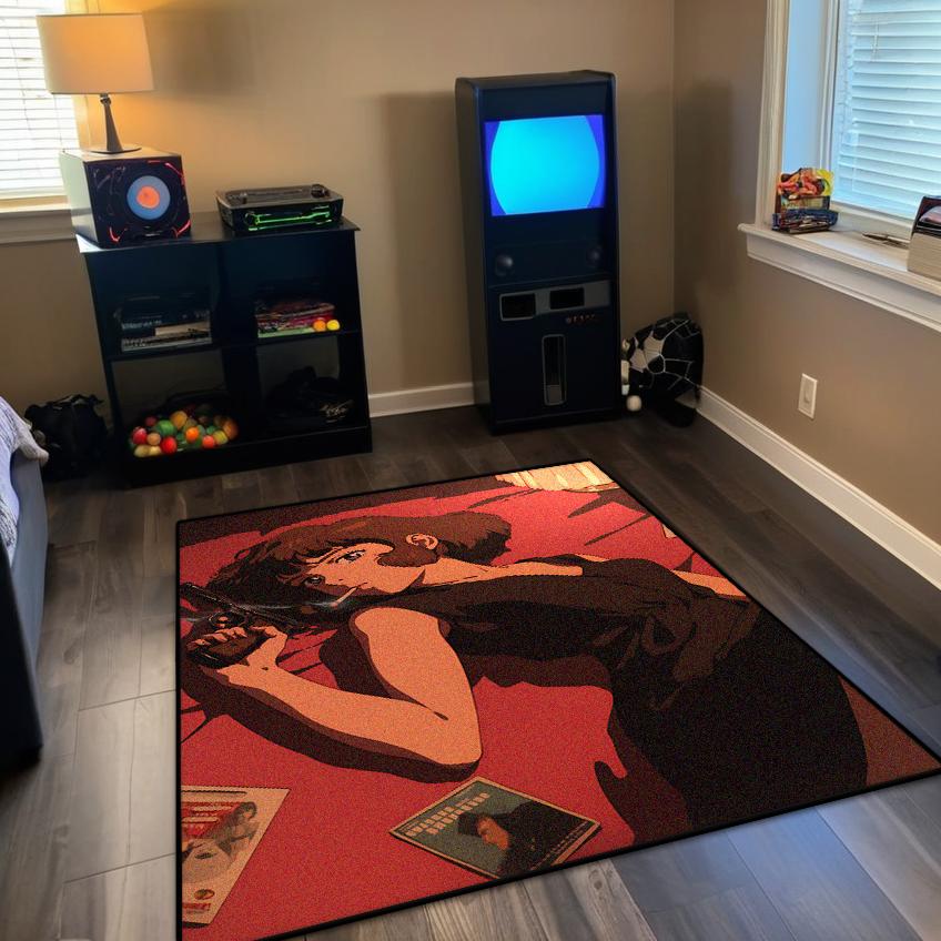 

Japan Cartoon Character Carpet Large Washable Rug for Living Room Bedroom Cute Home Decor Easy Clean Soft Mat 60*90cm