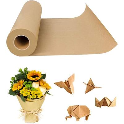 Kraftový papier Remeselný papierové rolky Hnedý baliaci papier na balenie darčekov, Balenie, Prepravu, Obrúsky, Podlahové krytiny, Umenie a remeslá