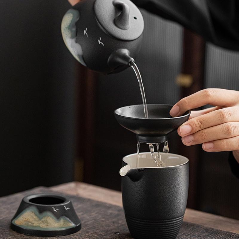 Ceramic Tea Leakage Tea Filter Yuanshan Tea Filter Kung Fu Tea Set Accessories