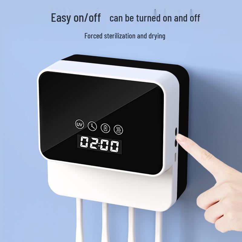 Minimalist Smart UV Toothbrush Sterilizer and Dryer