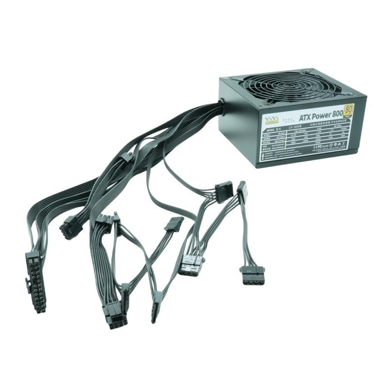 LK-800W Desktop Computer Power Supply (Rated 700W, Options: 600W/650W)