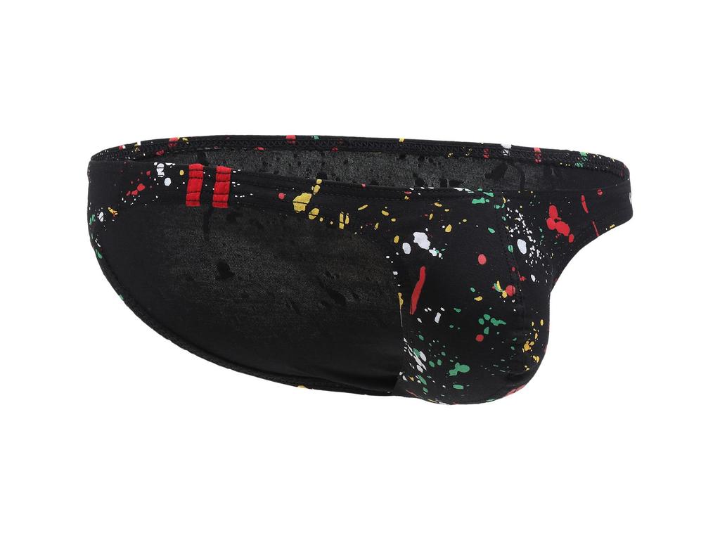 Men's Sexy Low Waist Cotton Dot Print Briefs E046