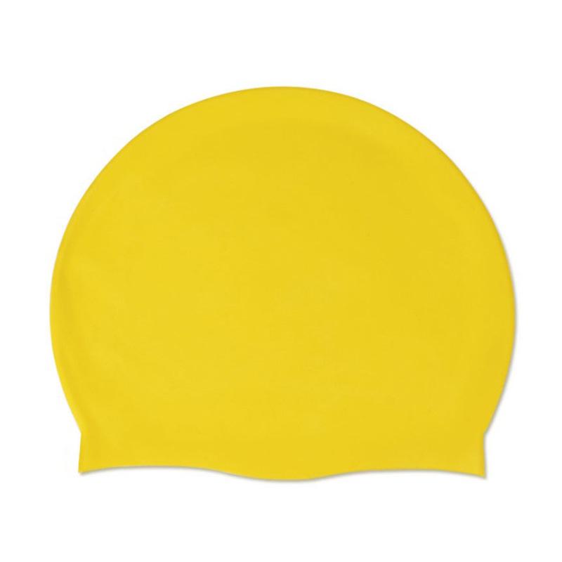Universal Plus Size Silicone Swimming Cap for Men, Women, and Children - Comfortable, Non-Tight Fit