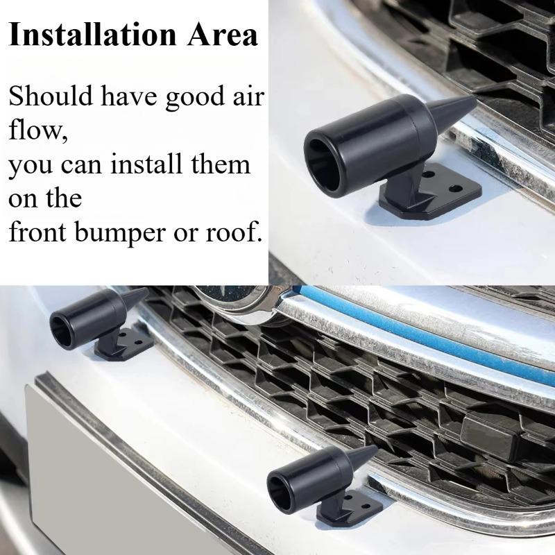 4Pcs Anti Collision Siren Deer Repeller Wildlife Repel Warn Device for Vehicle Field Drive Animal Warn Whistles Alert Equipment