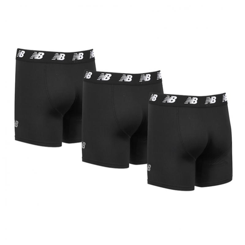 New Balance Underwear Premium 6 Inch Brief 3 Pack