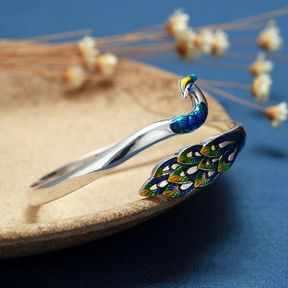 Hand Jewelry Chinese Style Bangle Vintage Ethnic Style Bracelet Jewelry Gifts