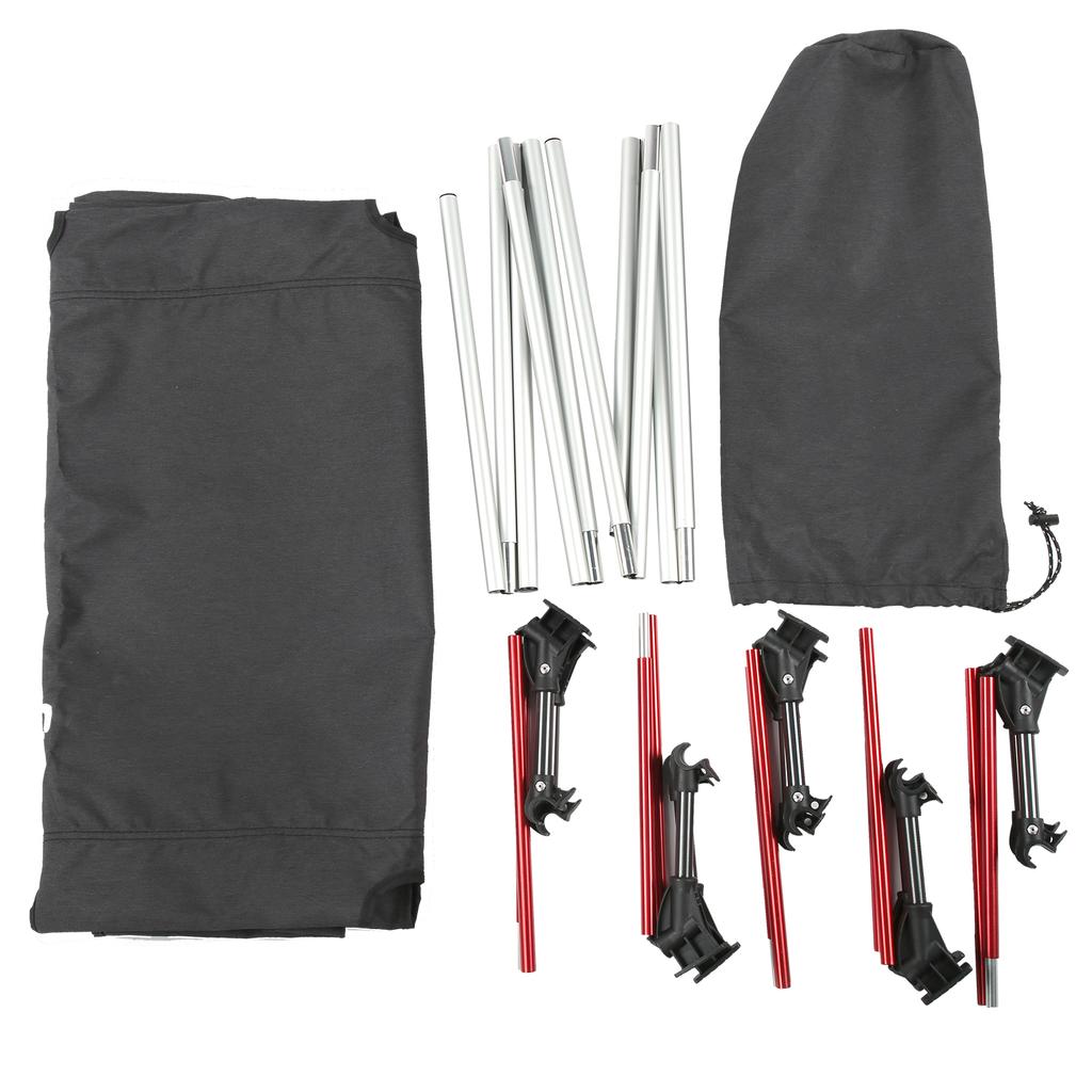 Outdoor Foldable Bed Camping Portable Aluminum Alloy Sleeping Cot with Storage Bag